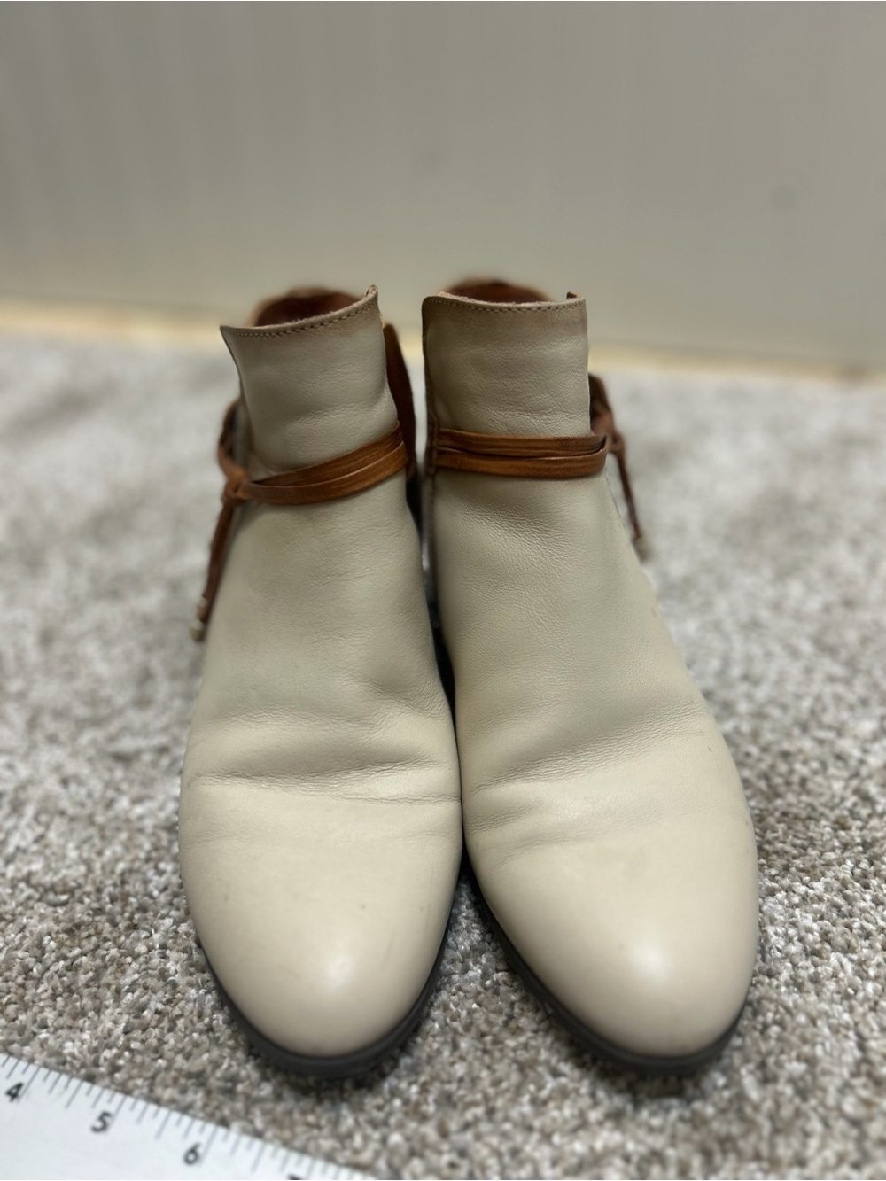 Pikolinos daroca leather minimalist luxury booties boots sz 37 classic - Picture 2 of 5